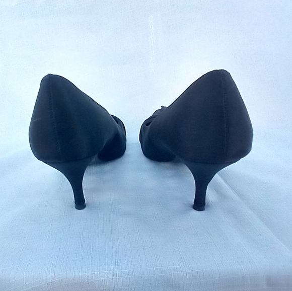 Jacqueline Ferrari Women's Heels Black Bow, 6 - Picture 4 of 15